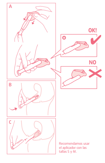 como poner copa menstrual